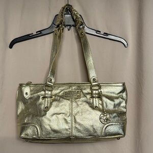 NWT The Sak Metallic Gold Shoulder Bag